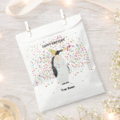 Sachets En Papier Pingouin - Animaux à la fête d'anniversaire (Coupé)