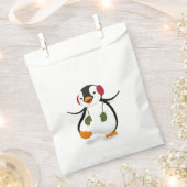 Sachets En Papier Pingouin d'hiver mignon (Coupé)