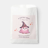 Sachets En Papier Pink A Little Boo Halloween Baby Shower (Devant)