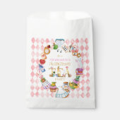 Sachets En Papier Pink Alice in Wonderland 7th Birthday   (Devant)