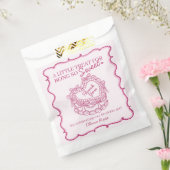 Sachets En Papier Pink Bow Retro Coquette gâteau Coquette Anniversai (Scellé)