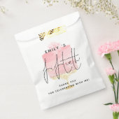 Sachets En Papier Pink Cake Nom 50e anniversaire Merci de fête (Scellé)