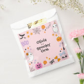 Sachets En Papier Pink Éffrayant One Cute Ghost Halloween 1er Annive (Scellé)