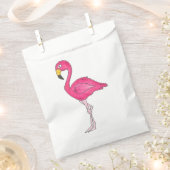 Sachets En Papier Pink Flamant rose Bird Tropical Beach Anniversaire (Coupé)