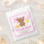 Sachets En Papier Pink Girl Teddy Bear Clothes Birthday (Coupé)