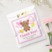 Sachets En Papier Pink Girl Teddy Bear Clothes Birthday (Scellé)