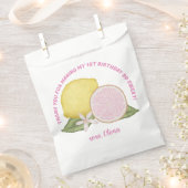 Sachets En Papier Pink Lemonade Anniversaire Fête Favoriser Sac (Coupé)
