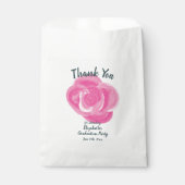 Sachets En Papier Pink Rose Graduation Party Favoriser le sac (Devant)
