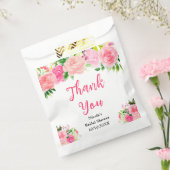 Sachets En Papier Pink Roses with Foliage Bridal Shower (Scellé)