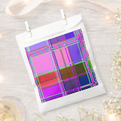 Sachets En Papier Pink tartan Fabric Pattern Cloth Madras (Coupé)