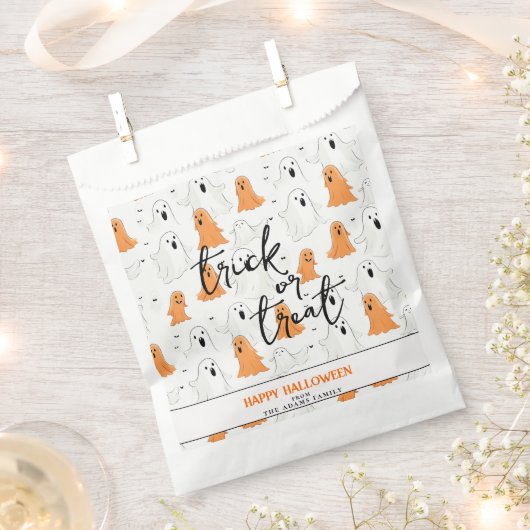 Sachets En Papier Pique-nique ou traitement des fantômes caricaturau (Coupé)