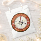 Sachets En Papier Pirate Birthday Jolly roger Compass (Coupé)