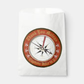 Sachets En Papier Pirate Birthday Jolly roger Compass (Devant)