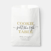 Sachets En Papier Pittsburgh Cookie Table Sac Favonalized (Devant)