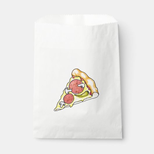 Sachets En Papier Pizza (Devant)