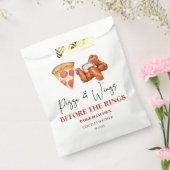 Sachets En Papier Pizza and Wings Before The Wings Couples Shower (Scellé)