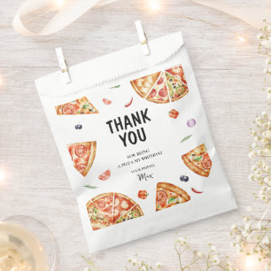 Sachets En Papier Pizza Anniversaire