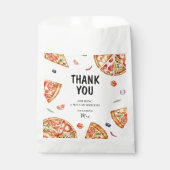 Sachets En Papier Pizza Anniversaire (Devant)