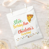 Sachets En Papier Pizza, Slice of Birthday fun, kawaii (Coupé)
