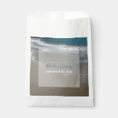 Sachets En Papier Plage balnéaire & Mariage de sable (Devant)
