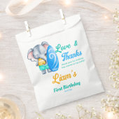 Sachets En Papier Plage de surf océan tropical d'été anniversaire (Coupé)