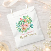 Sachets En Papier Plage tropicale fleurie douche nuptiale (Coupé)