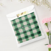 Sachets En Papier Plaid à la crème verte (Scellé)