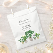 Sachets En Papier Plantes en pot Baby Shower Fleurs Merci  (Coupé)