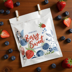 Sachets En Papier Plaque de papier Baby shower Berry Sweet