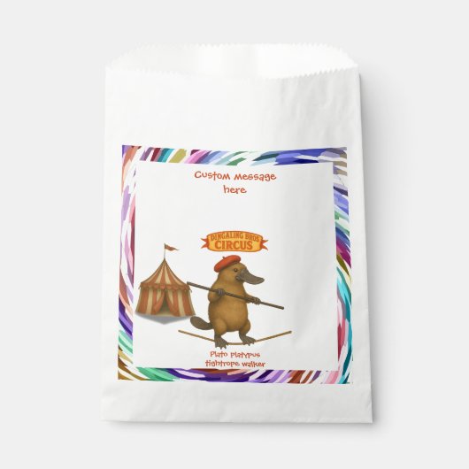 Sachets En Papier Platon ornithorynque funambule (Devant)