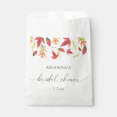 Sachets En Papier Pluie de feuilles shower de mariage (Devant)