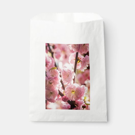 Sachets En Papier Plum à fleurs - Paradize rose (Devant)