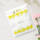 Sachets En Papier Plumeria jaune Frangipani Mariage (Scellé)