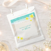 Sachets En Papier Plumeria jaune Frangipani Plage tropicale Mariage (Coupé)