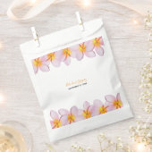 Sachets En Papier Plumeria rose Frangipani Mariage (Coupé)