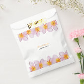 Sachets En Papier Plumeria rose Frangipani Mariage (Scellé)