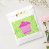 Sachets En Papier Points polka et Cupcake rose (Scellé)