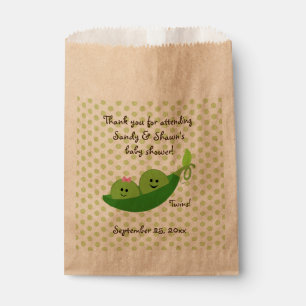 Sachets En Papier Pois de fille de garçon dans un sac de faveur de