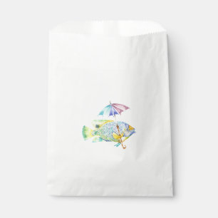 Sachets En Papier Poisson avec parapluie