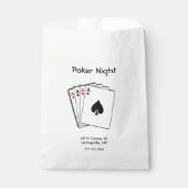 Sachets En Papier Poker Night Aces (Devant)