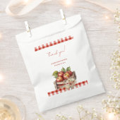 Sachets En Papier Pomme de mon oeil Baby shower Red Orchard (Coupé)