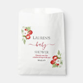 Sachets En Papier Pomme de notre Baby shower oculaire (Devant)