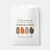 Sachets En Papier Pop de crème glacée Bars Popsicle Creamsicle Pique (Devant)