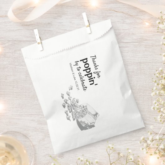 Sachets En Papier Popcorn (Coupé)