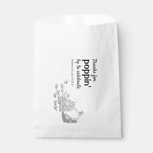 Sachets En Papier Popcorn (Devant)