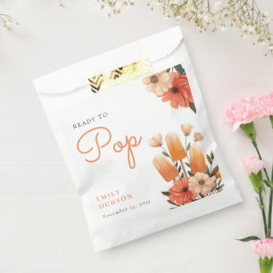 Sachets En Papier Popsicle Prêt à Pop Baby shower