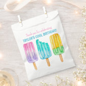 Sachets En Papier Popsicles d'aquarelle (Coupé)