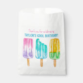 Sachets En Papier Popsicles d'aquarelle (Devant)
