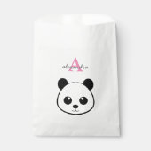 Sachets En Papier Porte-panda coutume Monogramme (Devant)