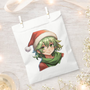 Sachets En Papier Portrait de l'Anime de Noël